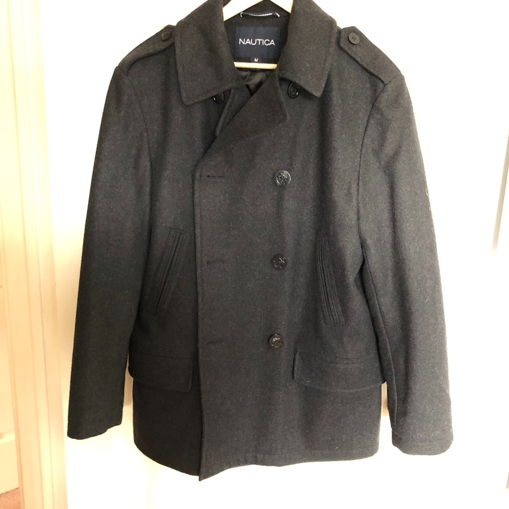 Mens Nautica Pea Coat